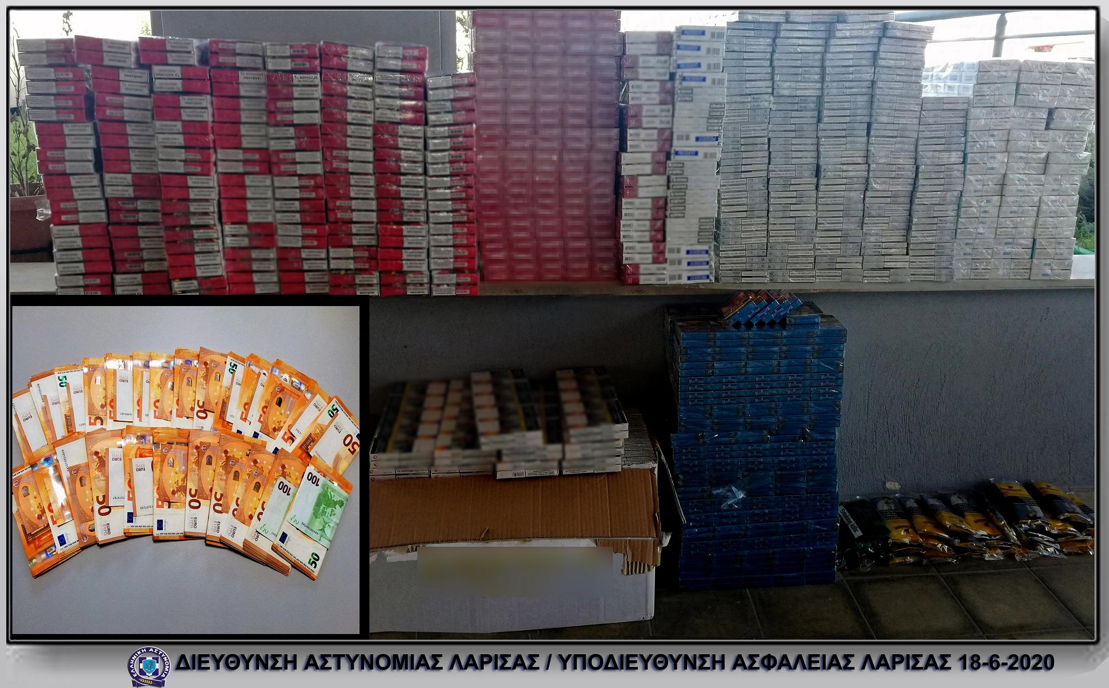 Συνελήφθη με 3.585 πακέτα λαθραίων τσιγάρων