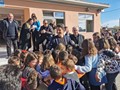 Τρίκαλα: Στο 14ο Δημοτικό Σχολείο ο Σάκης Ρουβάς (φωτο)